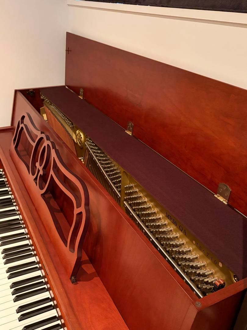 ★美品綺麗★USA YAMAHA ヤマハ アップライトピアノ 猫足★調律回数多数