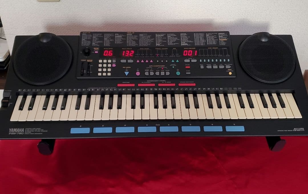 YAMAHA PSS-790 ポータサウンド　61鍵盤 純正アダプター付
