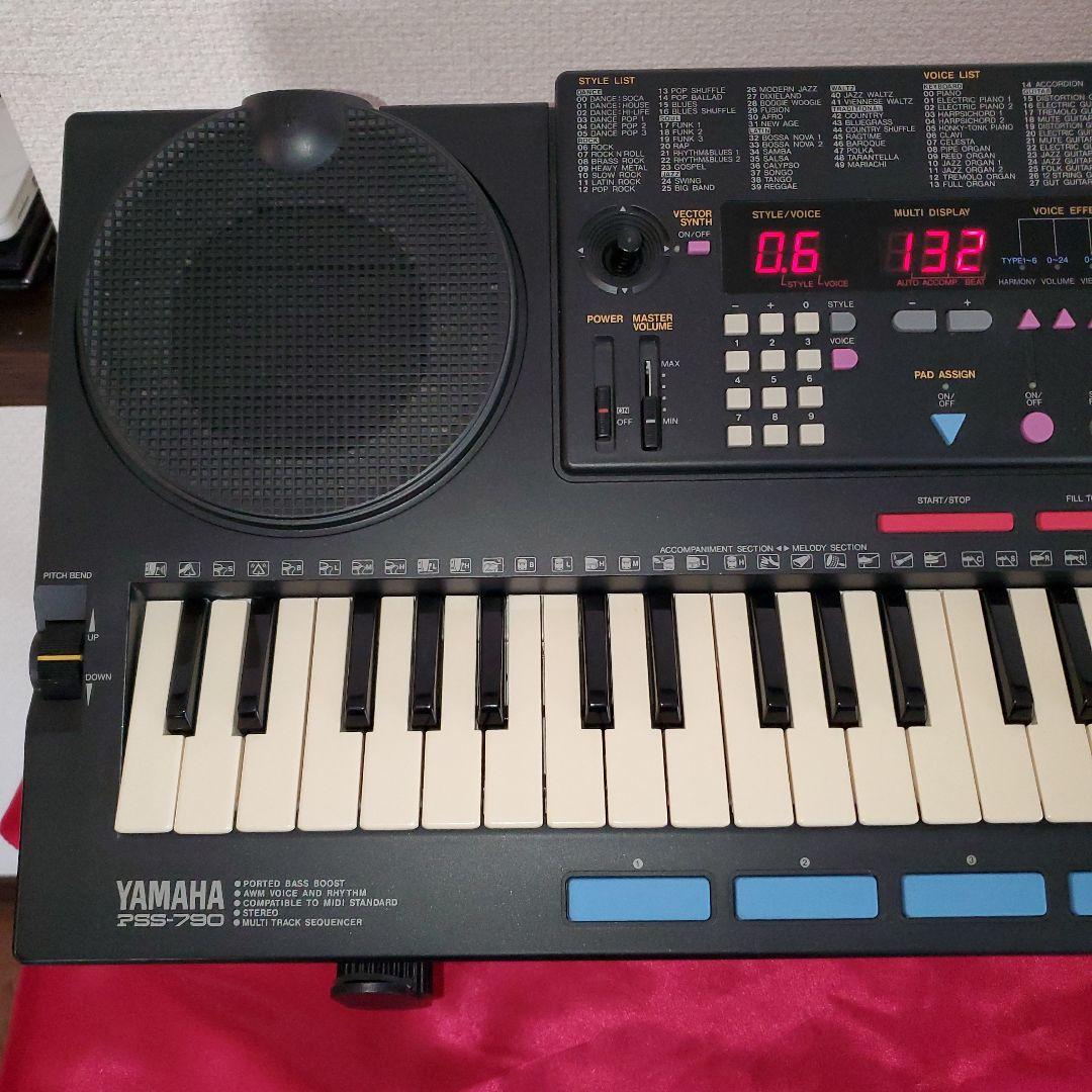 YAMAHA PSS-790 ポータサウンド　61鍵盤 純正アダプター付