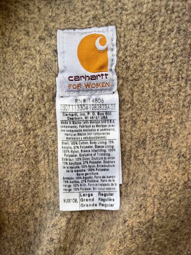 carhartt デトロイトジャケット　ゴールデンサイズ　美品　 短丈