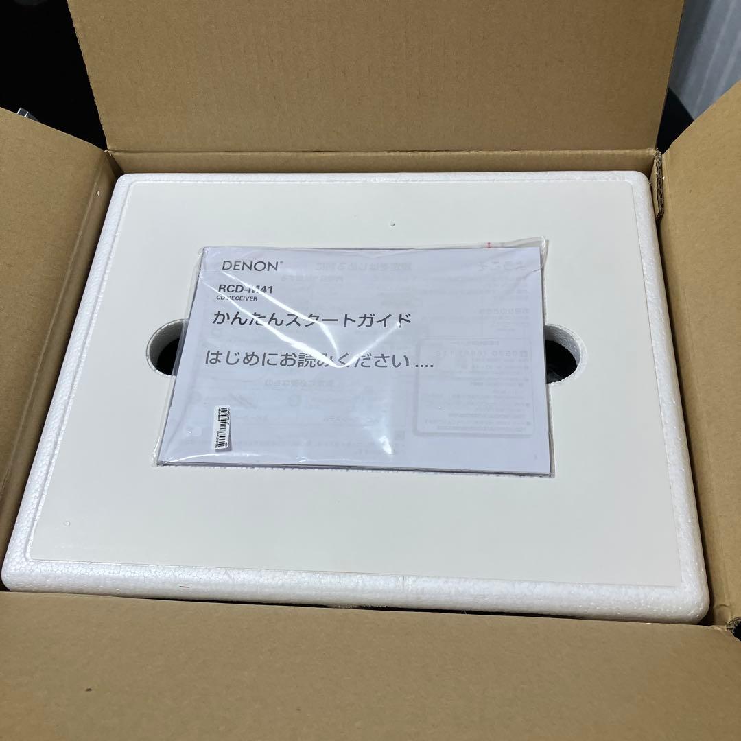DENON CD RECEIVER RCD-M41K 動作品 2021年製元箱付