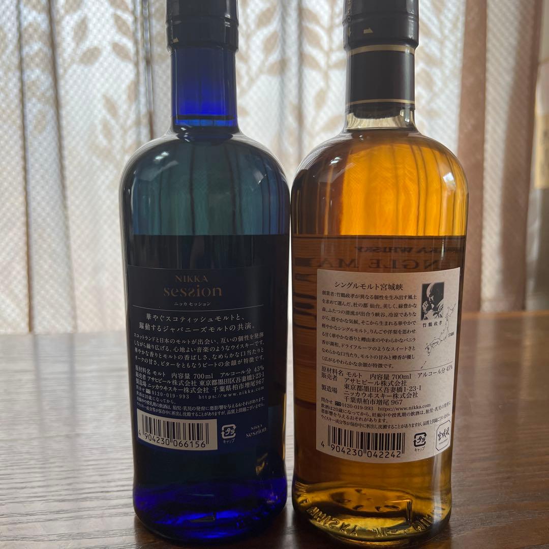 ニッカウイスキー　宮城峡 セッション700ml 2本セット