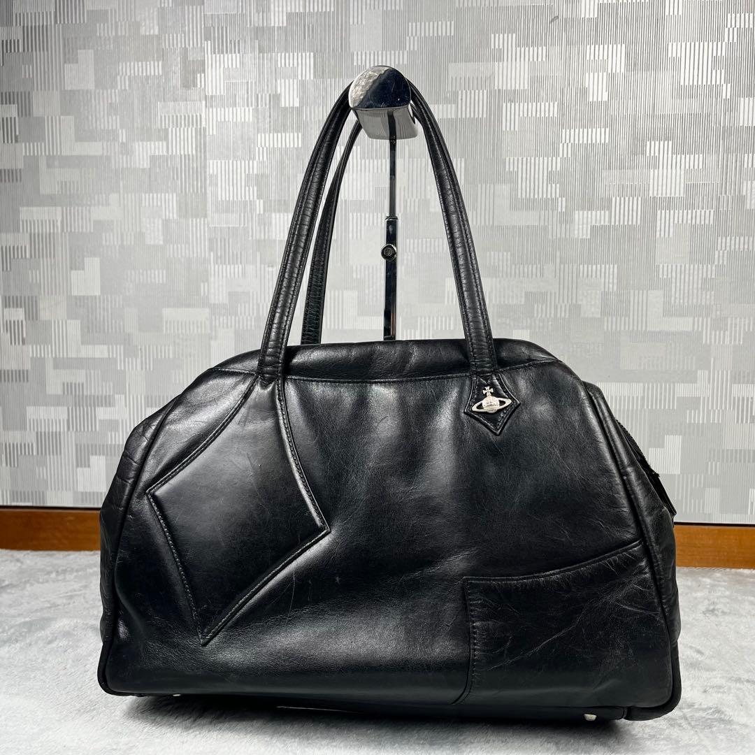 Vivienne Westwood ミニボストンバッグ ブラック 黒 オーブ