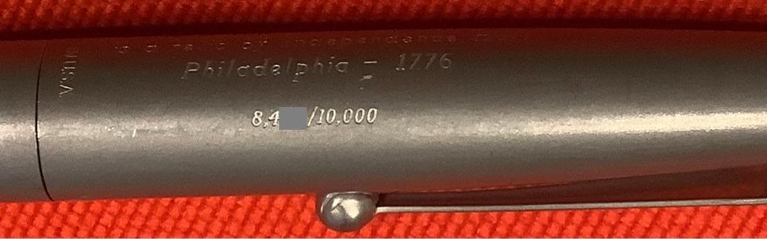 【パーカー】万年筆　アメリカ独立宣言200周年記念限定品「ピューター・ペン」