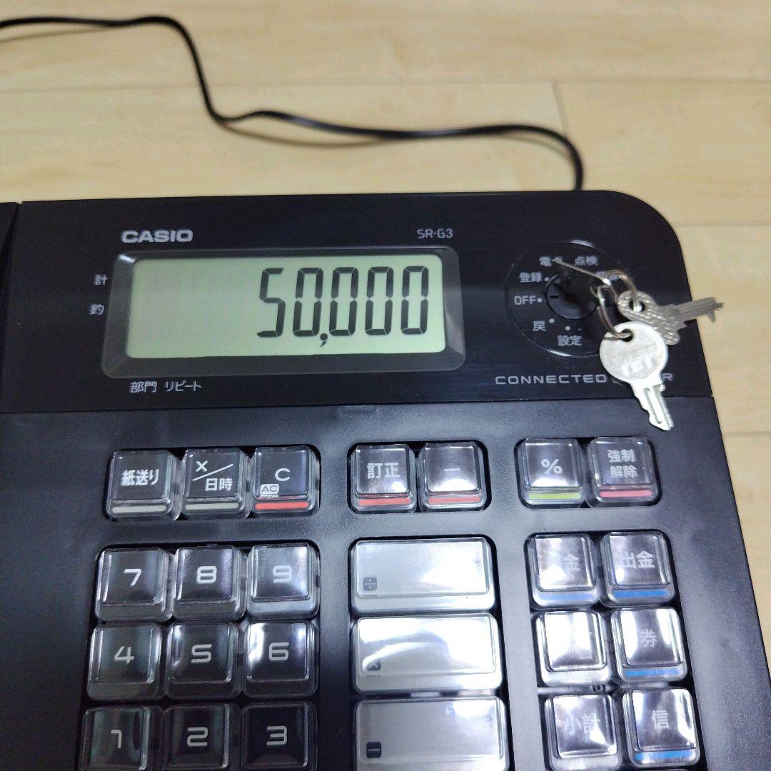 CASIO SR-G3-BK　鍵　付属品あり　動作確認済　美品　インボイス対応