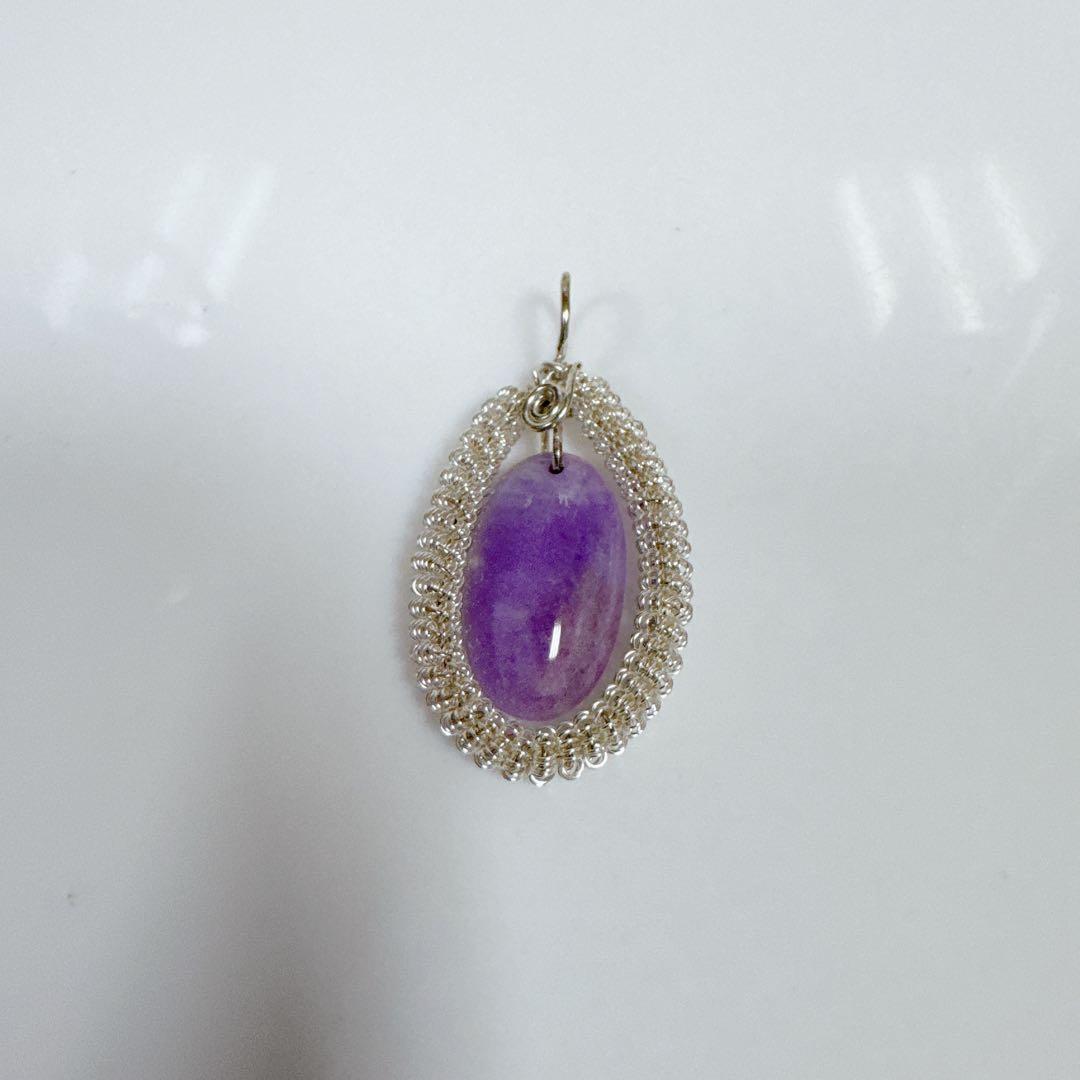 ワイヤーハックマナイトペンダントブラックスピネルネックレスNO25-1816