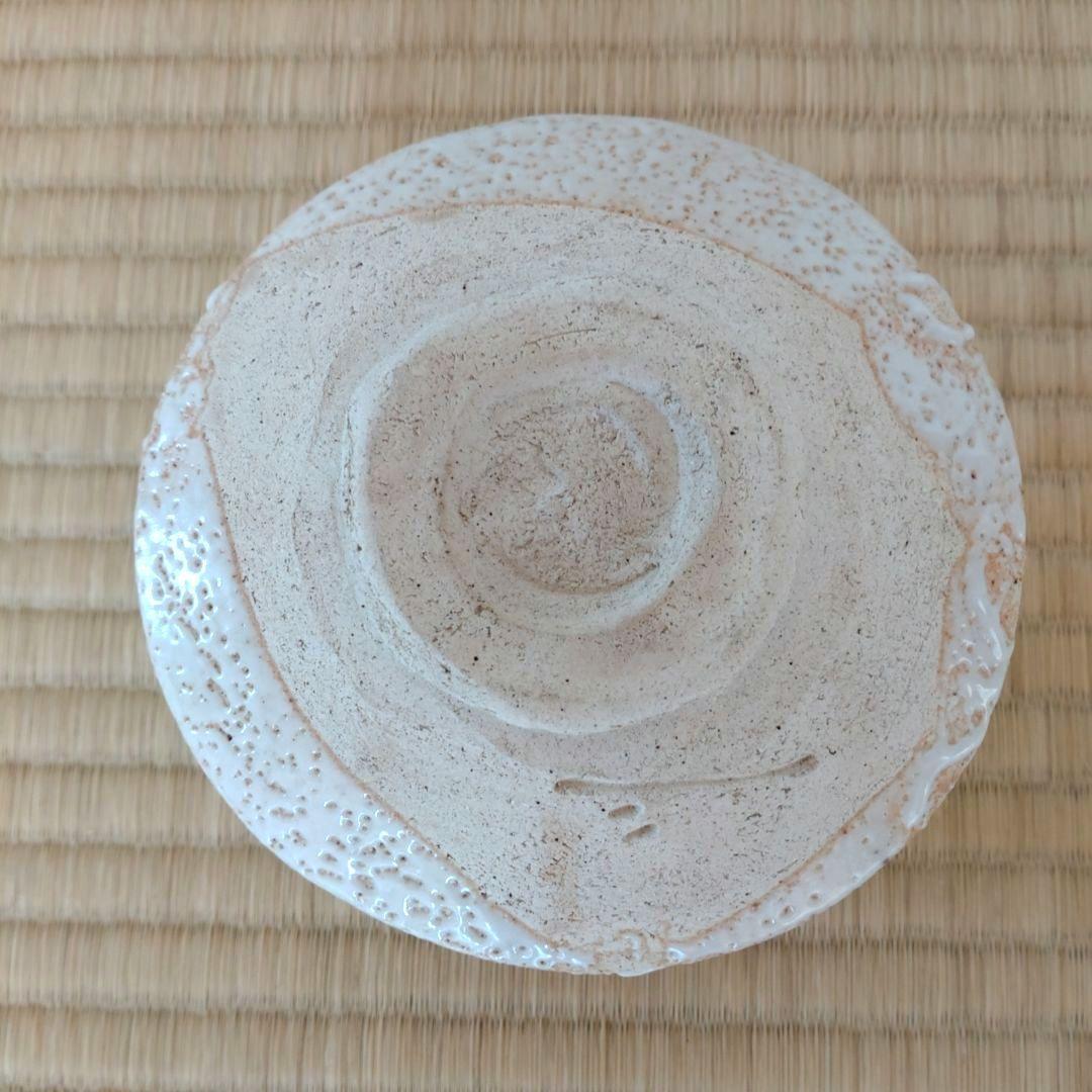 志野焼　抹茶茶碗　晴雲造　共箱　無傷