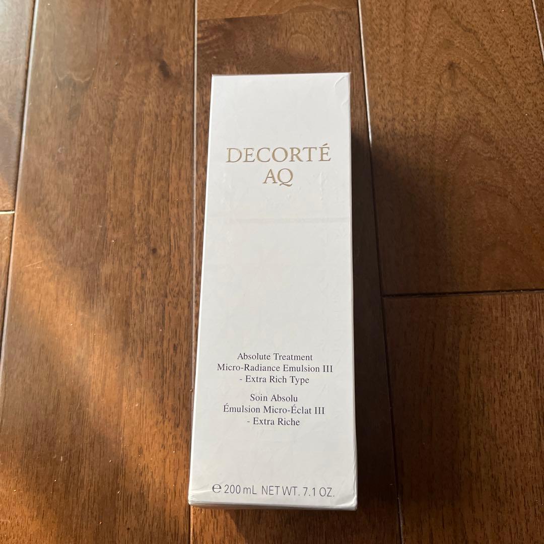 新品☆ コスメデコルテAQ アブソリュート エマルジョン マイクロラディアンスⅢ