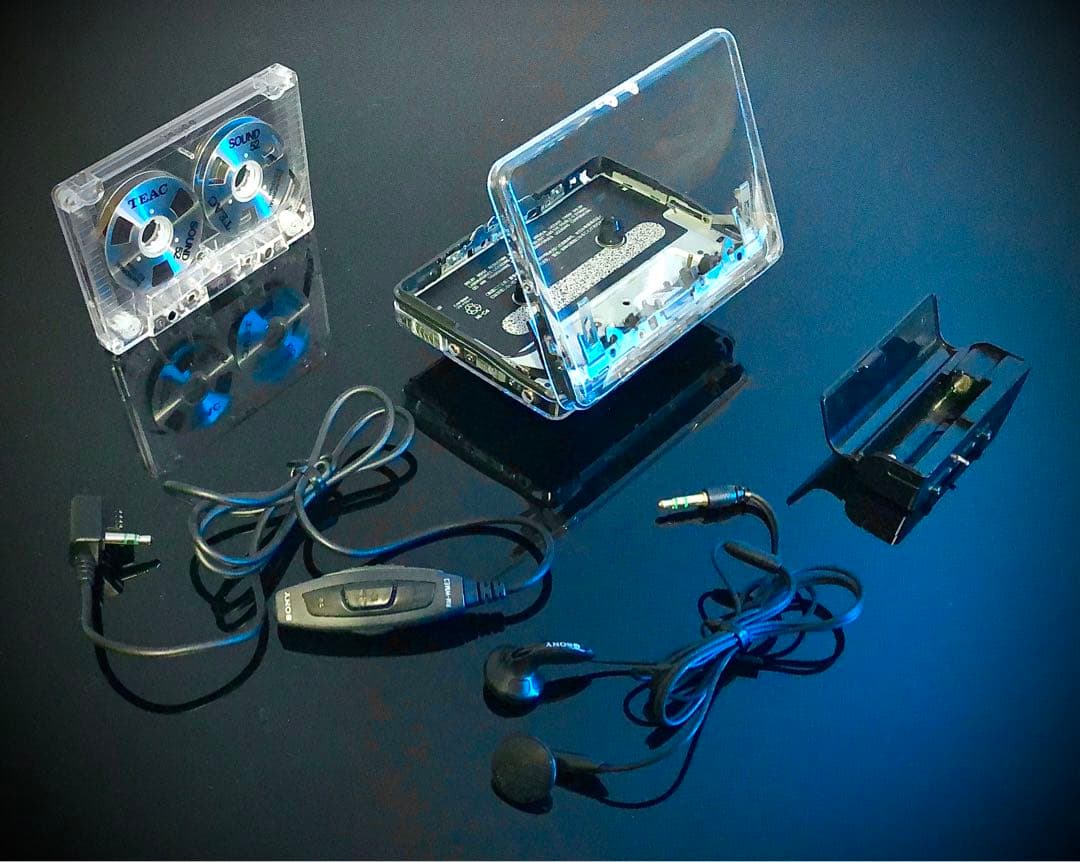 カセットウォークマンSONY WM-EX677透明カバー「整備済み、完動超美品」