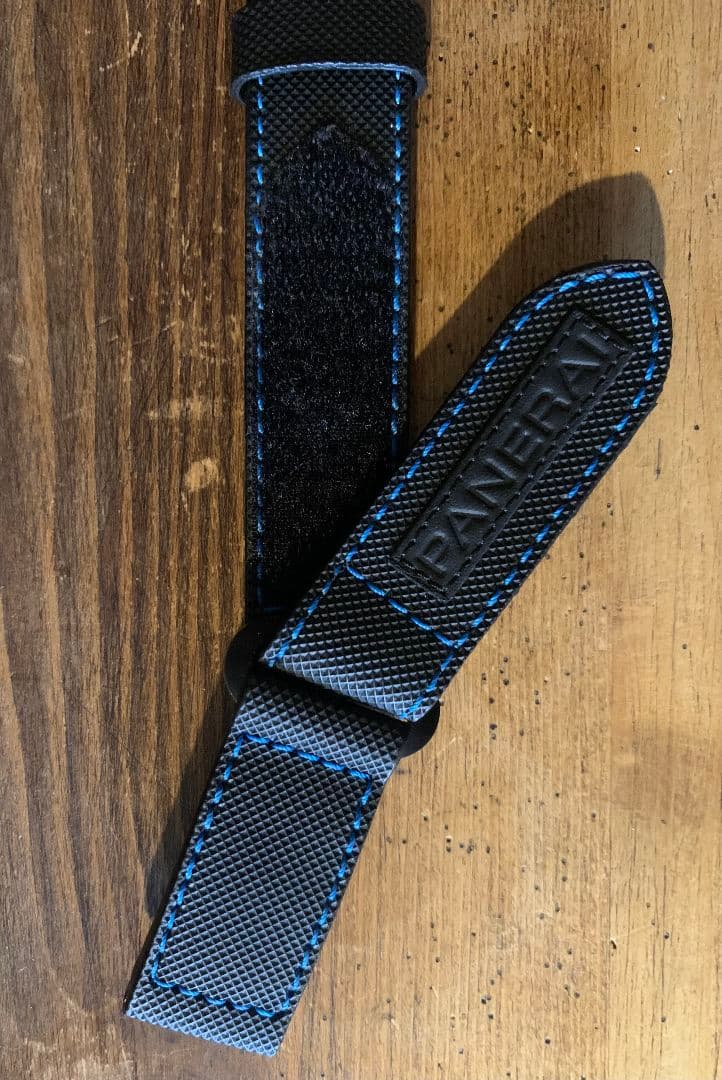 純正　PANERAI パネライ　ベルクロストラップ　22mm