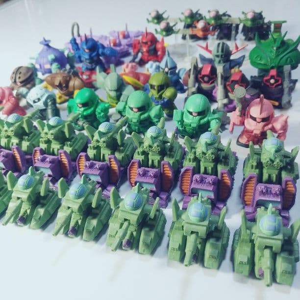 SDガンダムフルカラー　一年戦争セット