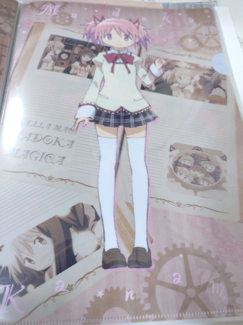 魔法少女まどかマギカ　ファイルブック　クリアファイル収納ケース　バインダー
