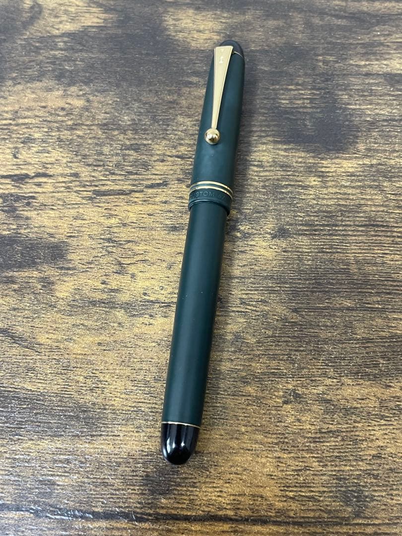 試筆のみ　最初期型 1987年製　バランサー付　マットグリーン　67 万年筆
