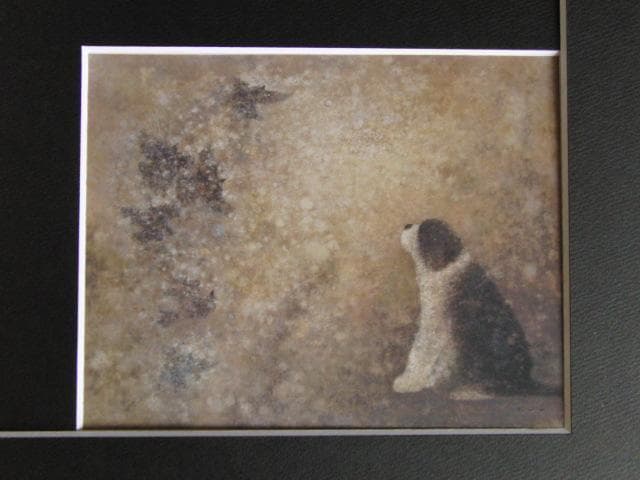 瀬尾一嘉、仲良し日記、希少画集画、新品高級額・額装付、状態良好