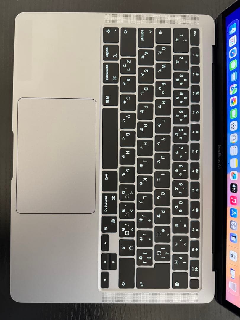【美品】MacBook Air M1 512GB 充放電27 バッテリ99%