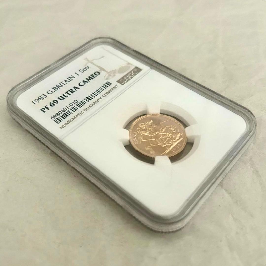★★★yokopea★★★　1983年イギリス1ソブリン金貨★PF69UC