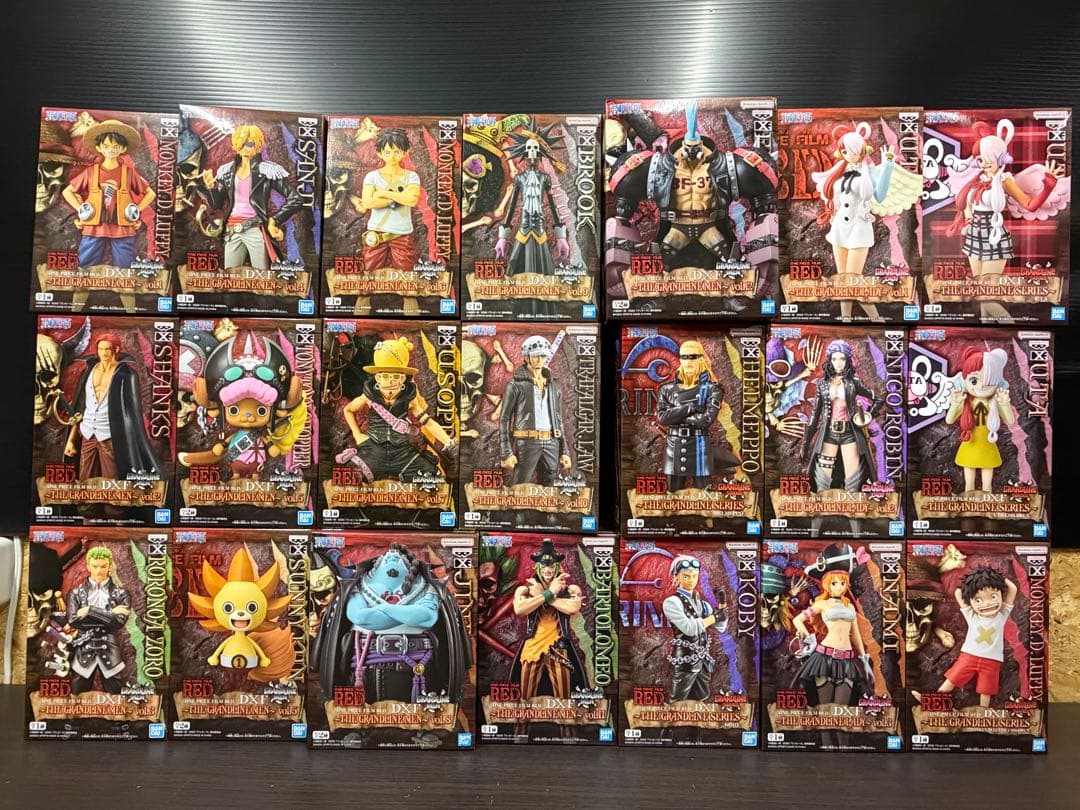 ワンピース　FILM RED DXF グラメン　フィギュア　21体セット