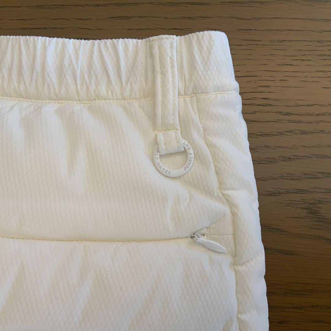 PEARLY GATES レディースキルティングスカート サイズ0 ホワイト