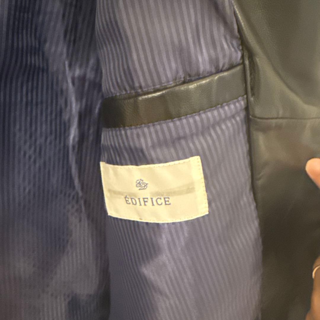 Schott × EDIFICE別注シングルライダースジャケット