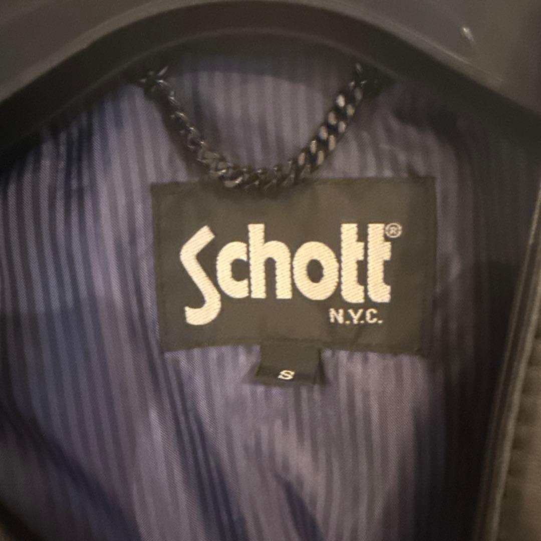 Schott × EDIFICE別注シングルライダースジャケット