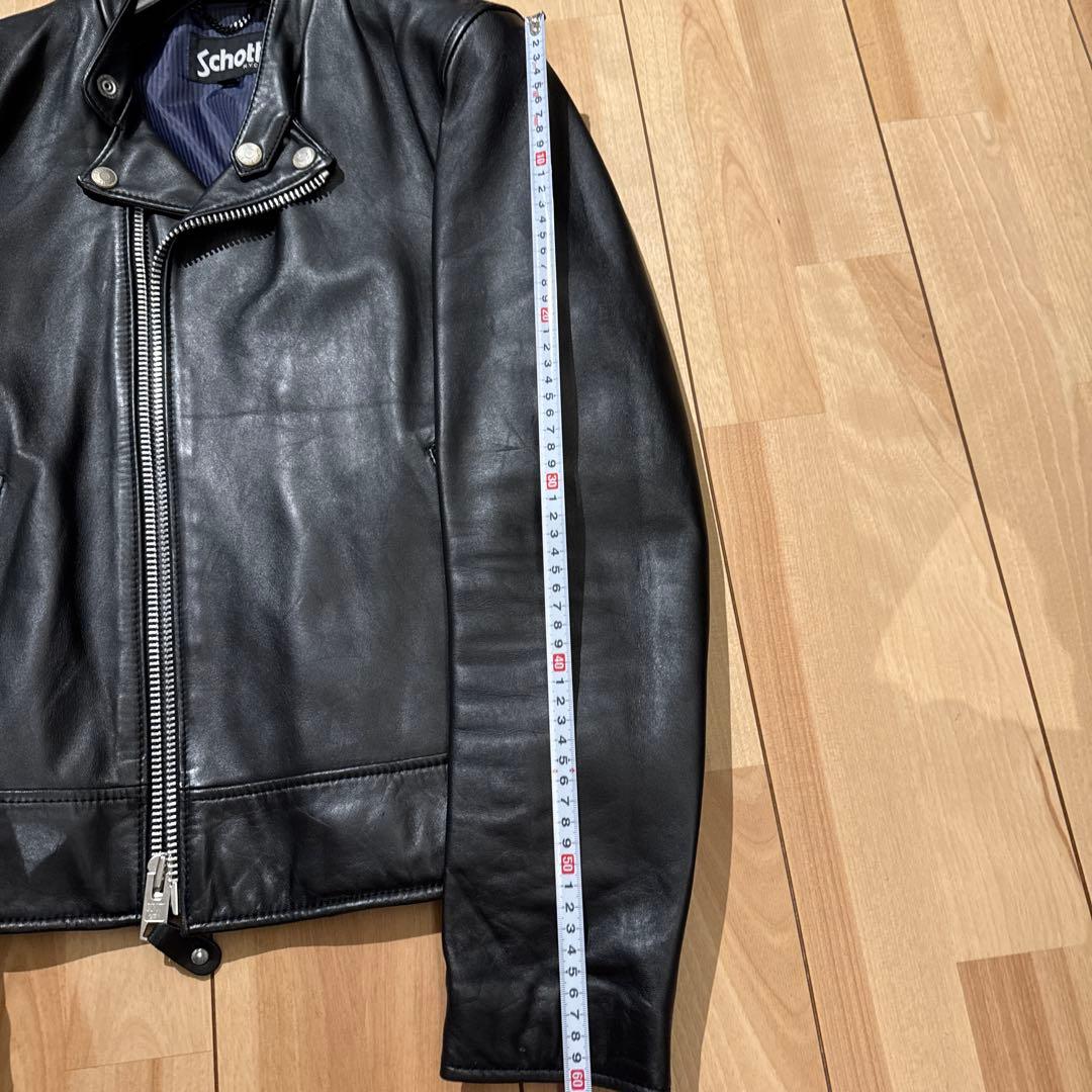 Schott × EDIFICE別注シングルライダースジャケット