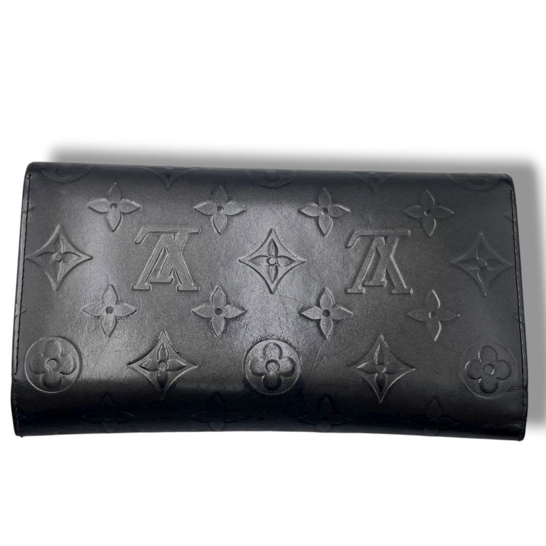 LOUIS VUITTON ヴェルニ　ポルトトレゾール ヴェルニ　長財布 黒