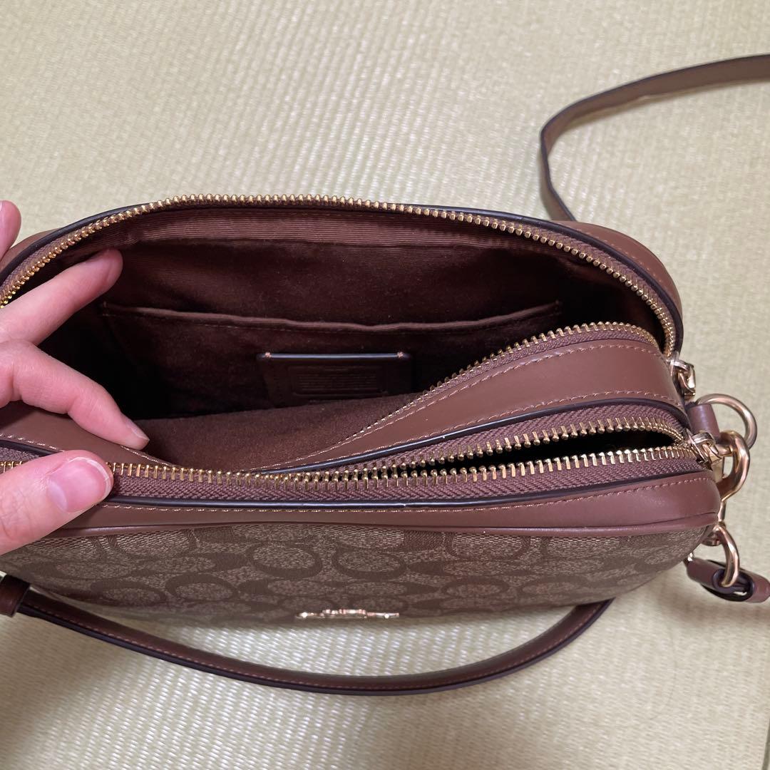 COACH ショルダーバッグ　ダブルジップ