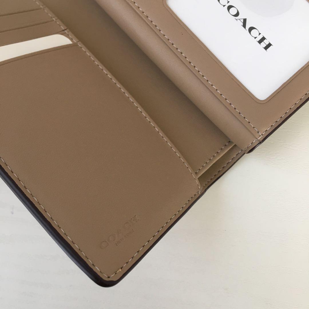 コーチ 財布 レディース 2つ折り 折財布 アウトレット ライトカーキベージュ