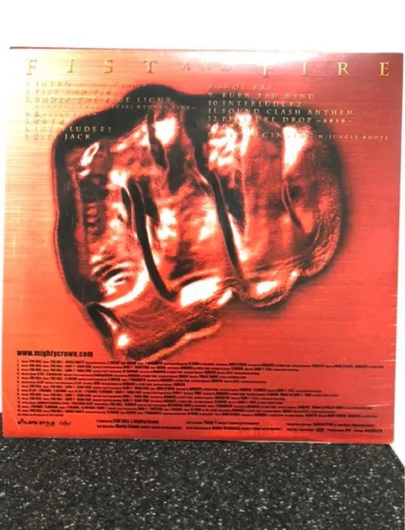 FIRE BALLサイン入りレコード FIST AND FIRE 横浜レゲエ祭