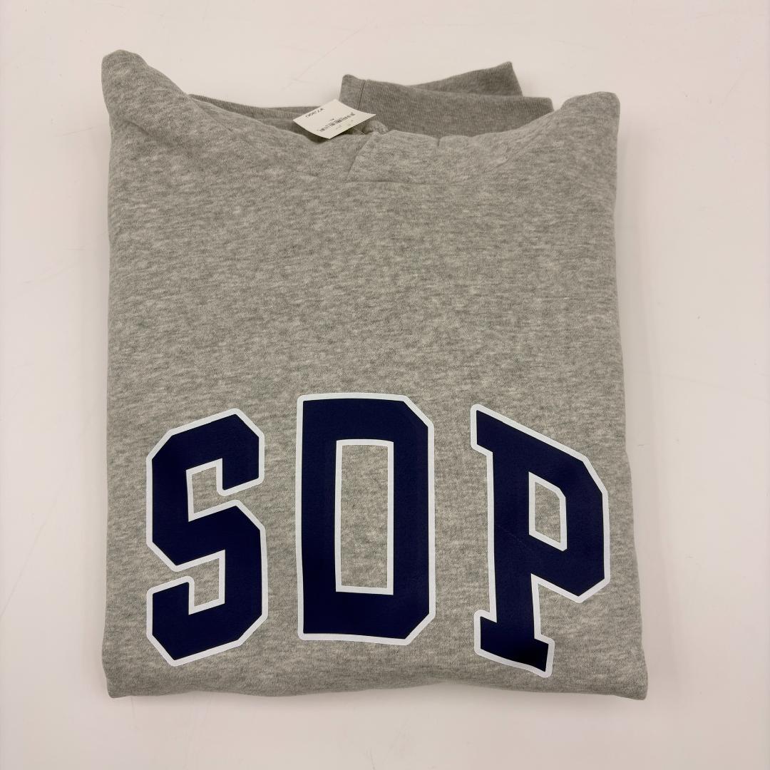 GAP x スチャダラパー アーチロゴ フード付パーカー グレー XLサイズ