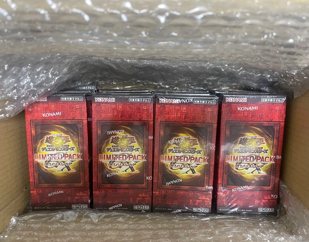 カートン(12box)遊戯王OCGリミテッドパック　オシリスレッド　シュリンク付