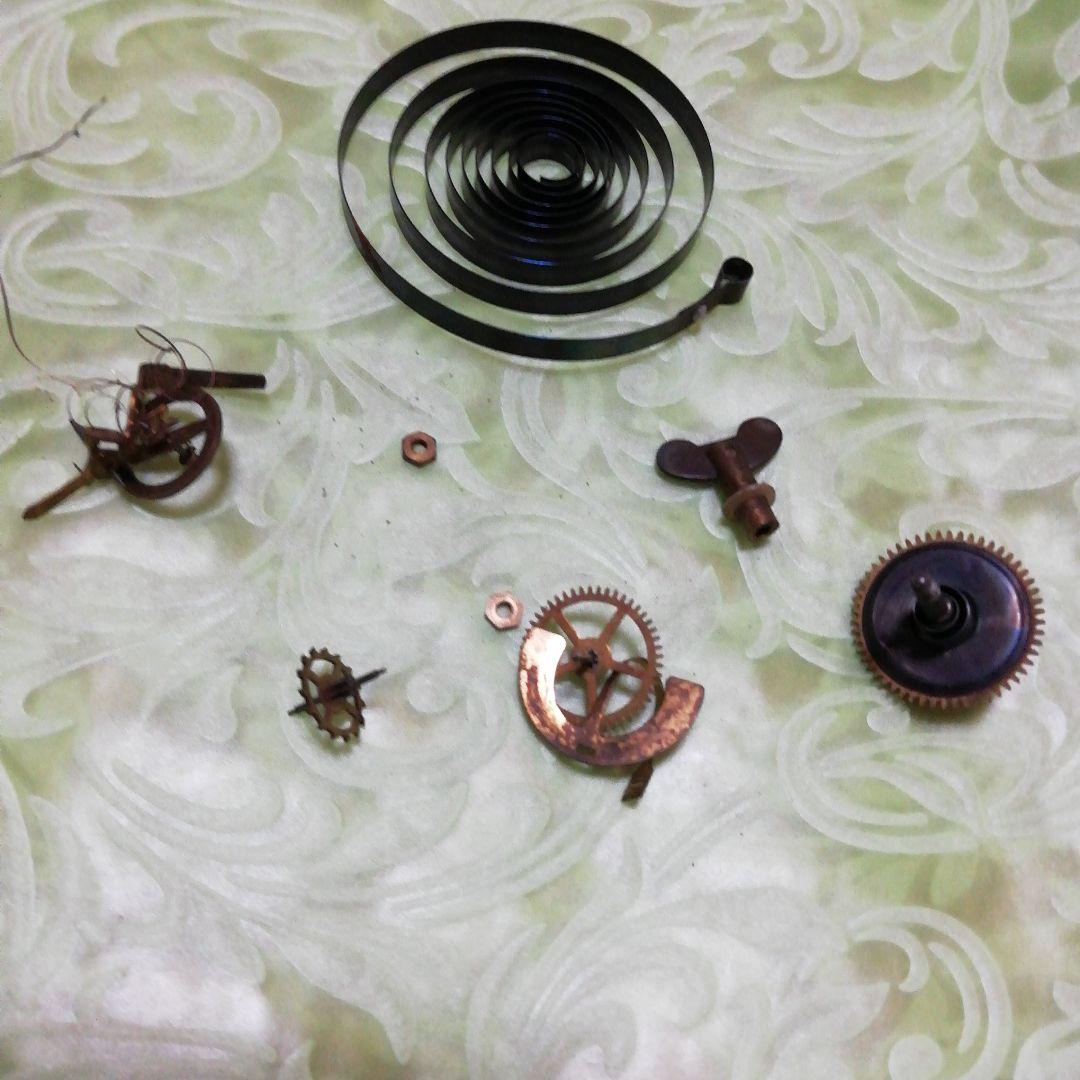 木製 水車小屋 時計 オルゴール ランプ アンティーク