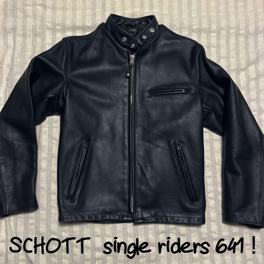 美品！◎Schott シングルライダース 641◎