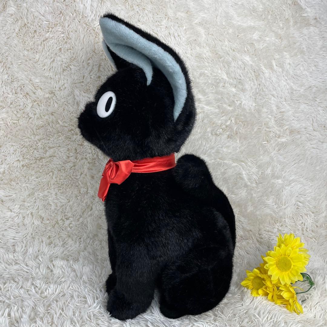 極美品 魔女の宅急便 黒猫ジジ ぬいぐるみ特大 LL ジブリ
