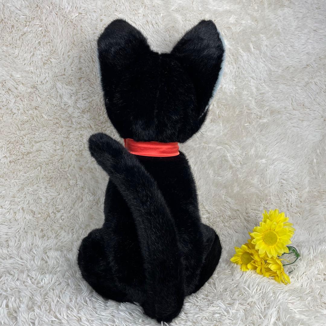 極美品 魔女の宅急便 黒猫ジジ ぬいぐるみ特大 LL ジブリ