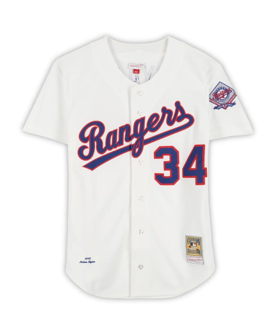 MLB ノーラン・ライアン サインユニホーム Mitchell & Ness