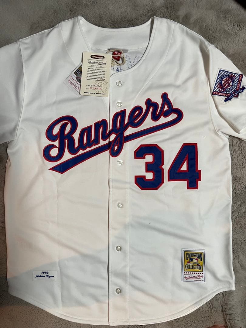 MLB ノーラン・ライアン サインユニホーム Mitchell & Ness