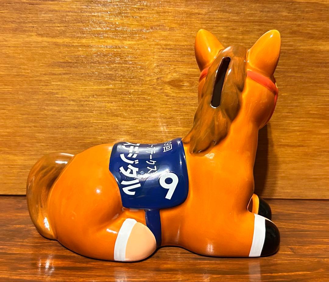 値下‼️【新品未使用】第19回フェブラリーステークス　アグネスデジタル　陶器貯金箱