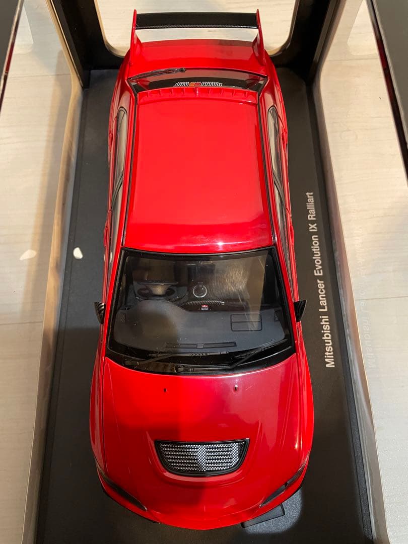 【希少】オートアート 1/18 三菱 ランサーエボリューション　Ⅸ ラリーアート