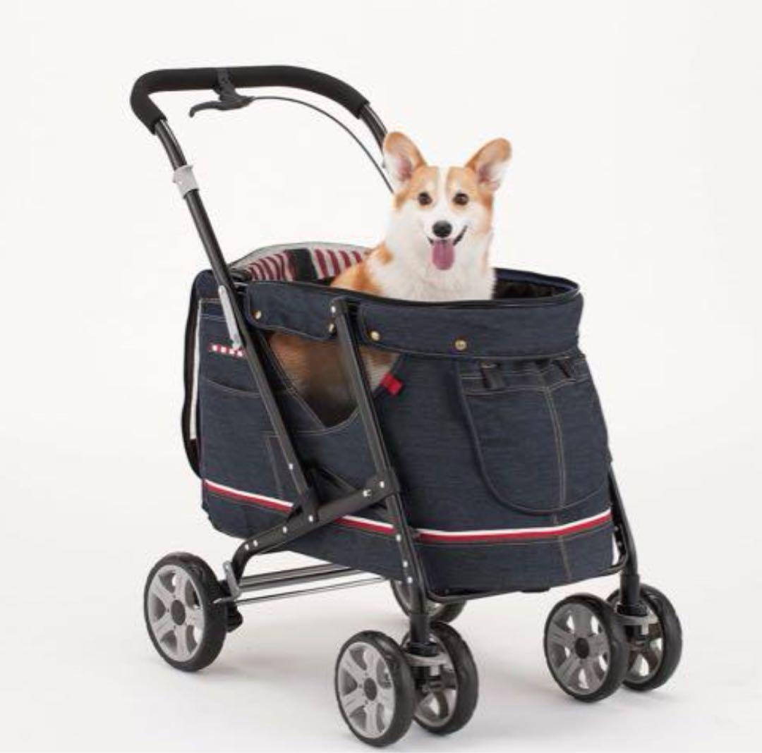 新品　ボンビアルコン (Bonbi) ペットバギー DECAプログレ デニム　犬