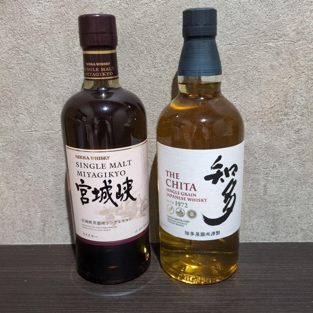 宮城峡 シングルモルト & 知多 シングルグレーン セット