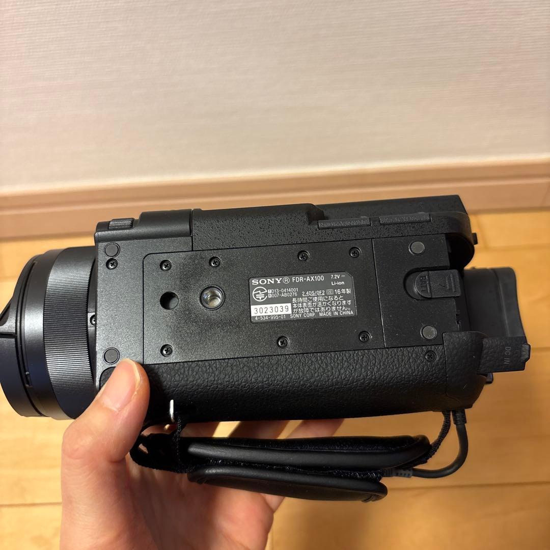 SONY HANDYCAM FDR-AX100 4Kビデオカメラ