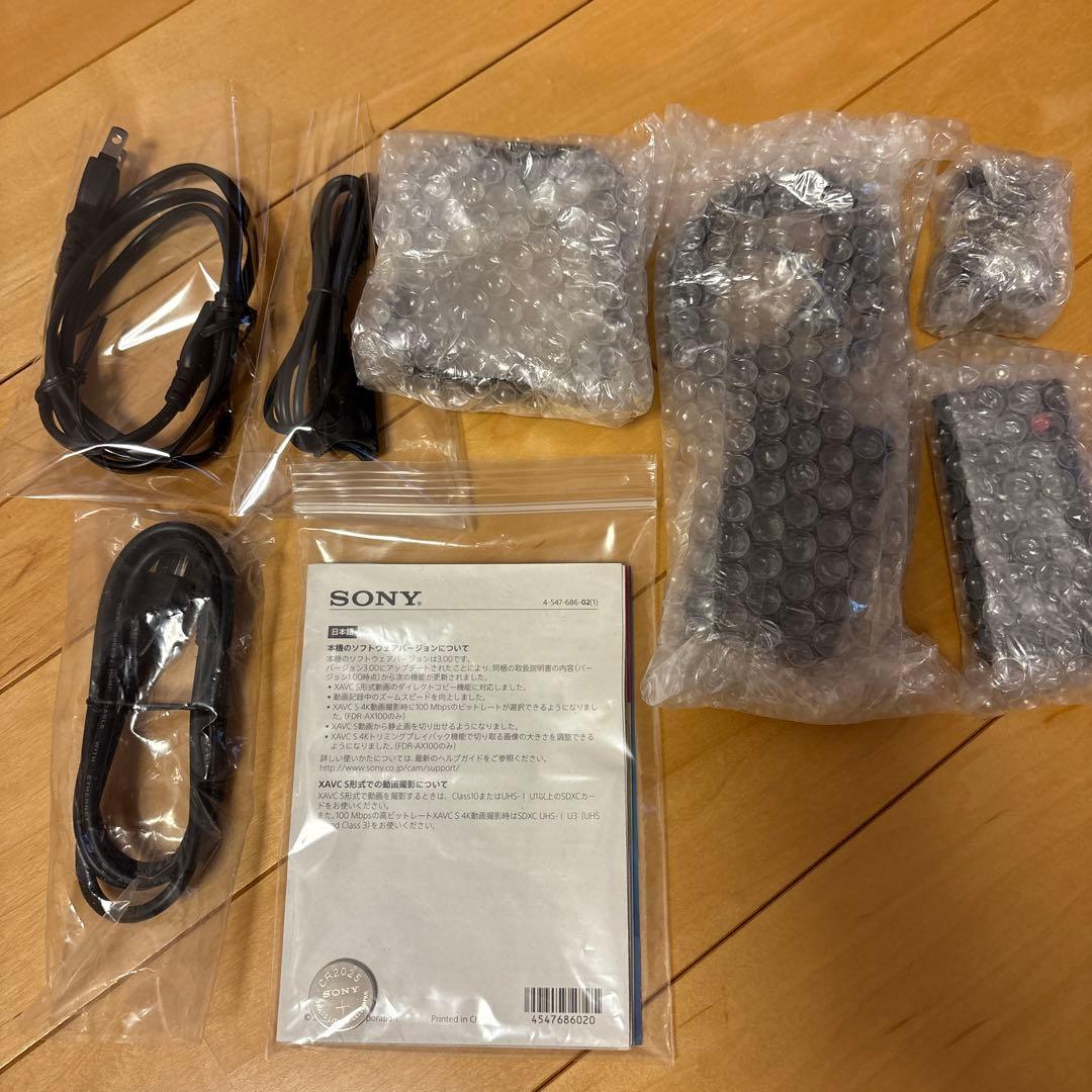 SONY HANDYCAM FDR-AX100 4Kビデオカメラ