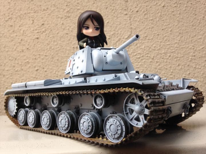 KV1B プラウダ高校Ver 1/35タミヤ　参考出品