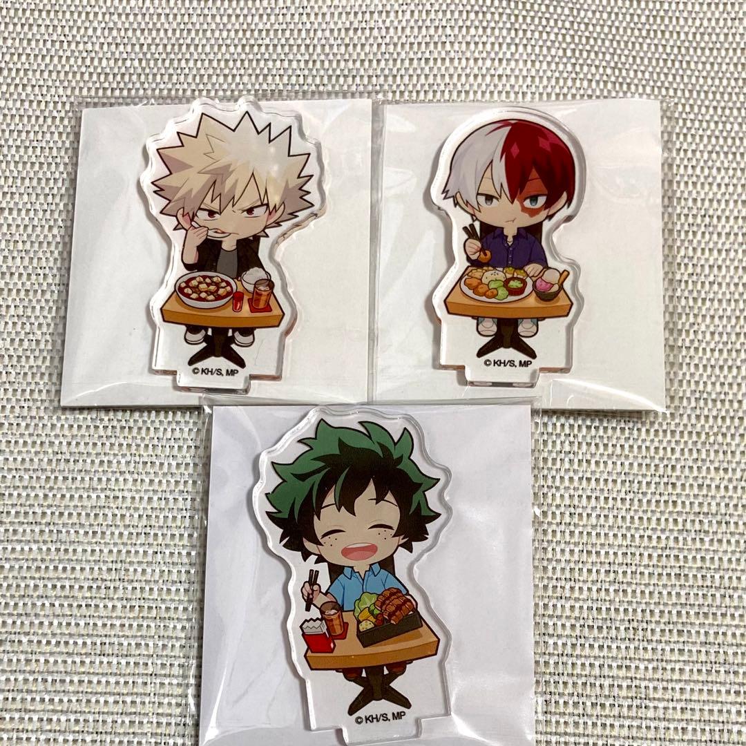 緑谷　爆豪　轟　アクリルスタンド　スイパラ　僕のヒーローアカデミア　ヒロアカ