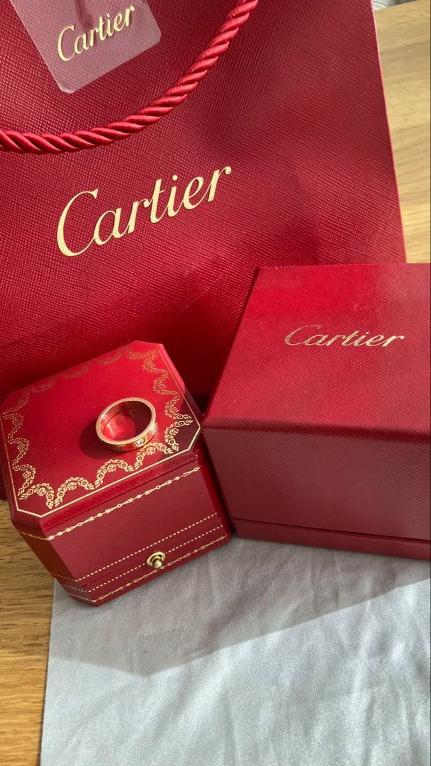 Cartier ゴールドリング ダイヤ