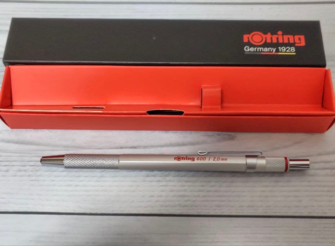Rotring 600 2.0mm 芯ホルダー シルバー