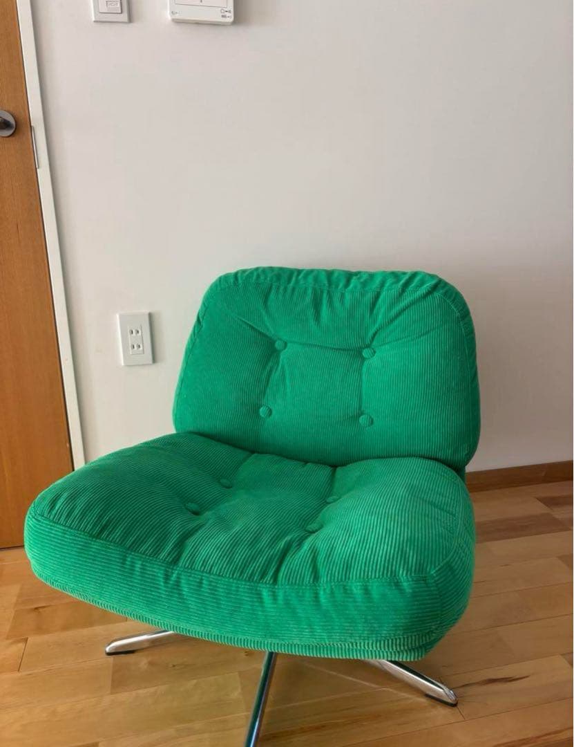 イケア ディヴリンゲ　ソファ 回転パーソナルチェア グリーン
