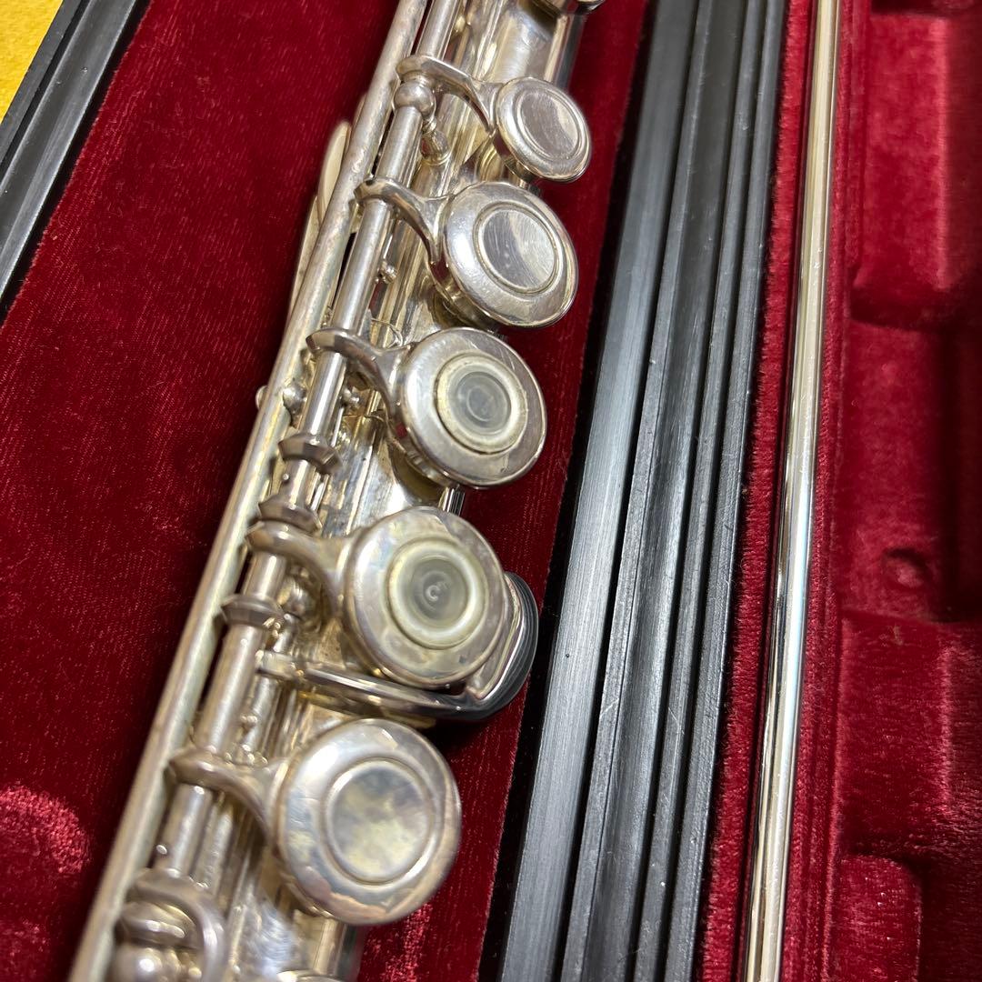 【YAMAHA】銀製 フルート本体 ケース付き
