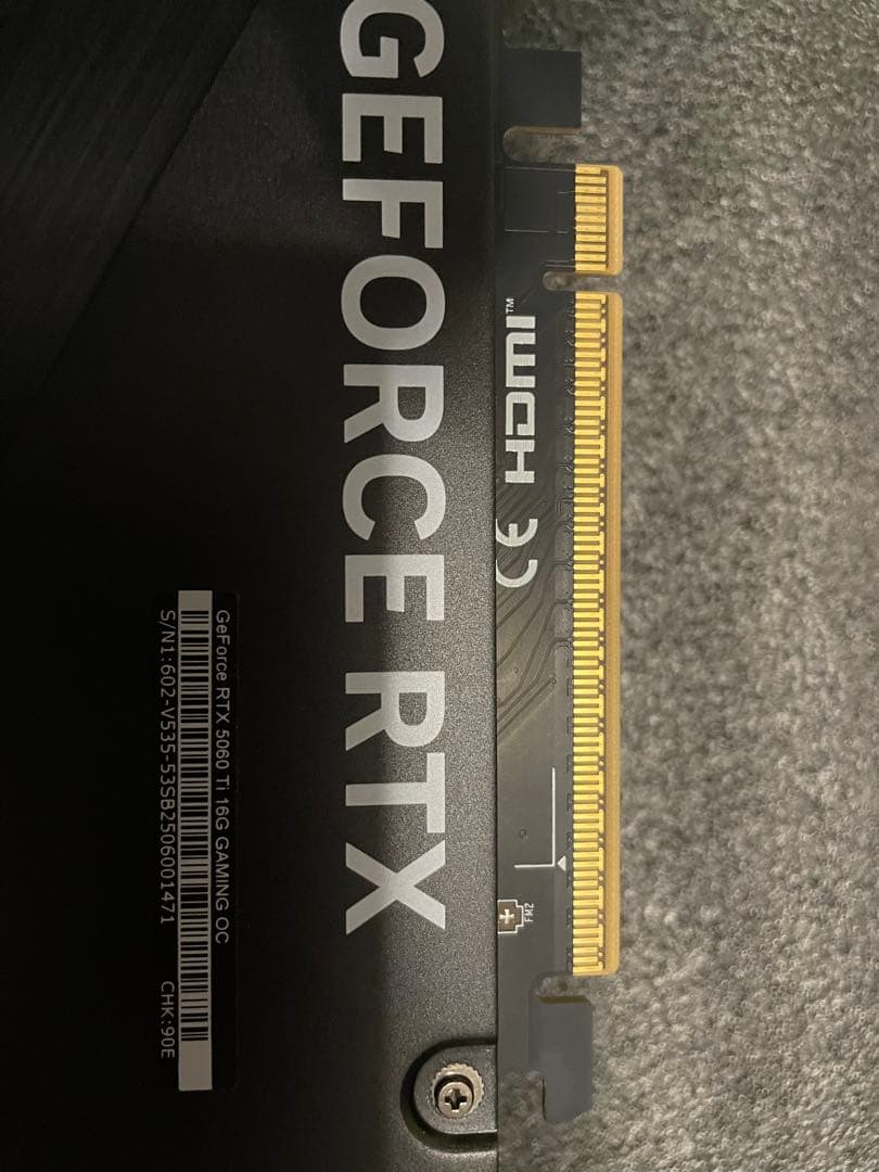 グラフィックボード・グラボ・ビデオカード MSI GeForce RTX5060Ti 16G GAMING OC